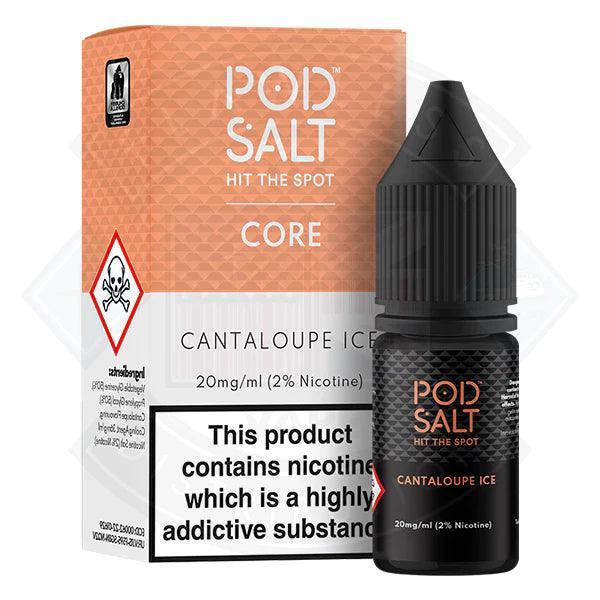 Pod Salt Cantaloupe Ice 10ml E-Liquid - 11mg - Flawless Vape Shop
