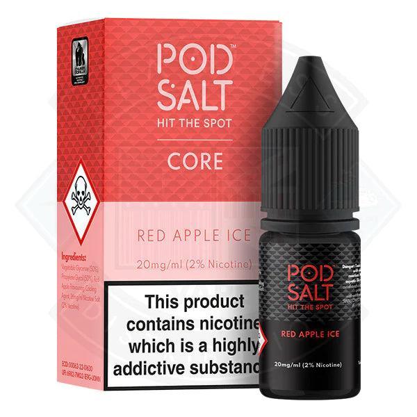 Pod Salt Red Apple Ice 10ml E-Liquid - 11mg - Flawless Vape Shop