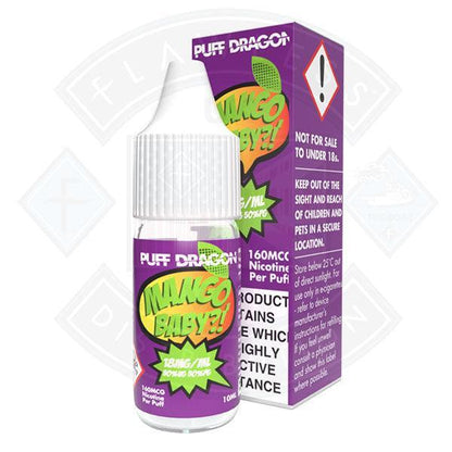Puff Dragon Mango Baby E liquid 10ml - Flawless Vape Shop