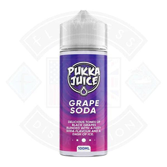 Pukka Juice Grape Soda 100ml 0mg Shortfill E-liquid - Flawless Vape Shop