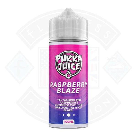 Pukka Juice Raspberry Blaze 100ml 0mg Shortfill E-liquid - Flawless Vape Shop