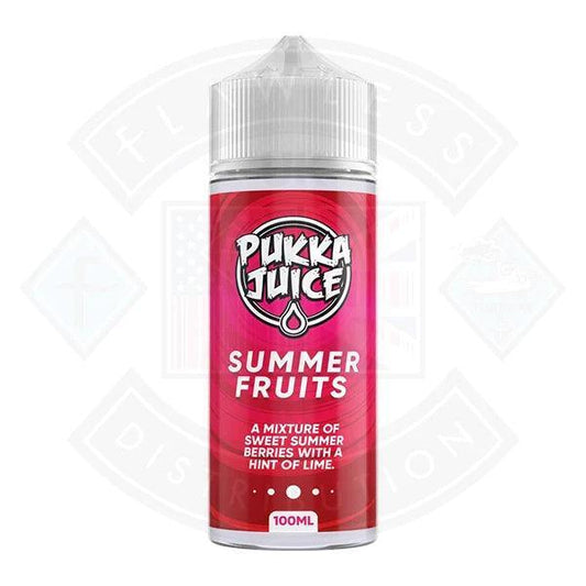 Pukka Juice Summer Fruits 100ml 0mg Shortfill E-liquid - Flawless Vape Shop
