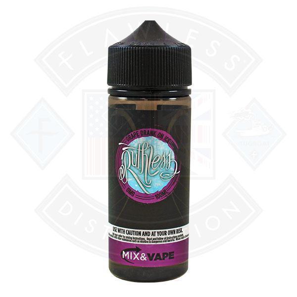 Ruthless on Ice Grape Drank 0mg 100ml Shortfill - Flawless Vape Shop