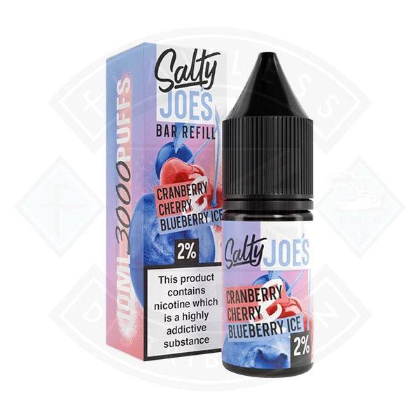 Salty Joe's Bar Refill - Cranberry Cherry Blueberry Ice 10ml - 10mg - Flawless Vape Shop