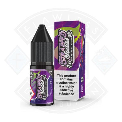 Strapped Sodas - Grape Soda Storm 10ml Salt - 10mg - Flawless Vape Shop