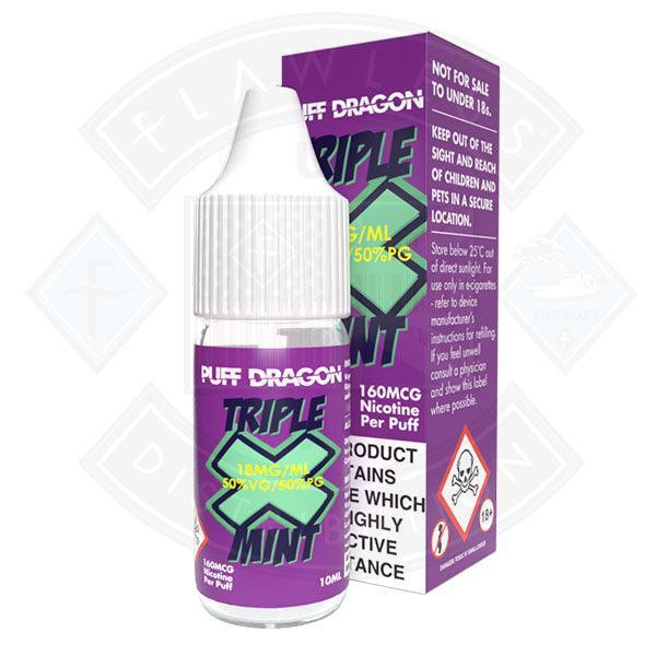 Triple X Mint by Puff Dragon TPD Compliant - 10ml - Flawless Vape Shop