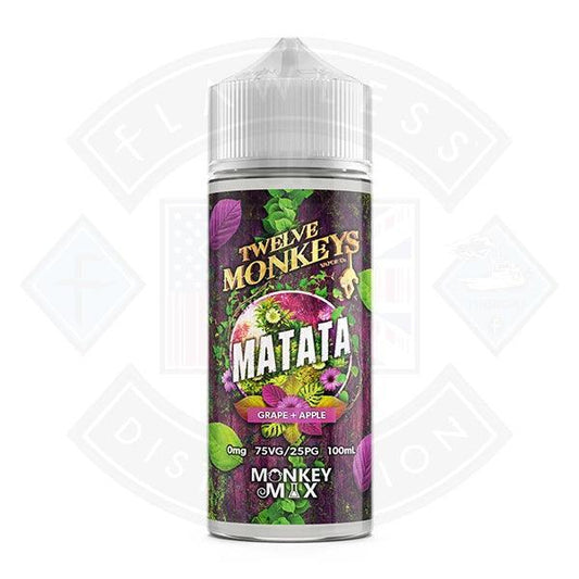 Twelve Monkeys Matata 0mg 100ml Shortfill - Flawless Vape Shop