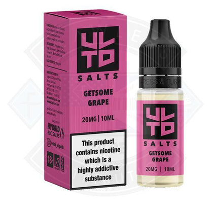 ULTD Salt Getsome Grape 10ml - 10mg - Flawless Vape Shop