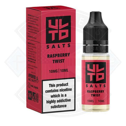 ULTD Salt Raspberry Twist 10ml - 10mg - Flawless Vape Shop