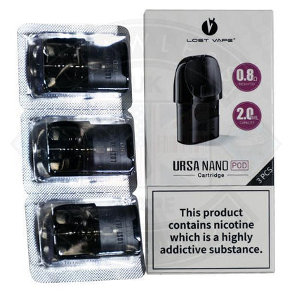 Ursa Nano Replacement Pods 3 Pack - 1.0ohm - Flawless Vape Shop