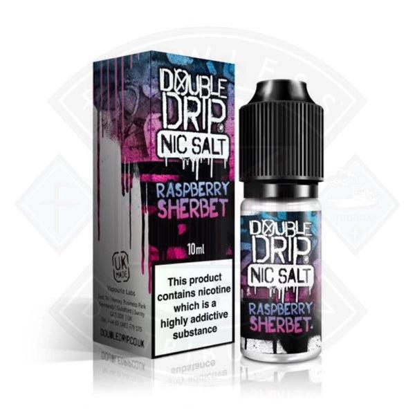 Vapouriz Double Drip Nic Salt Raspberry Sherbet 10ml E-liquid - Flawless Vape Shop