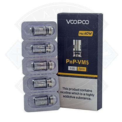 VOOPOO PnP Replacement Coils 5 Pack - Flawless Vape Shop