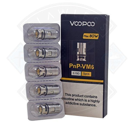 VOOPOO PnP Replacement Coils 5 Pack - Flawless Vape Shop