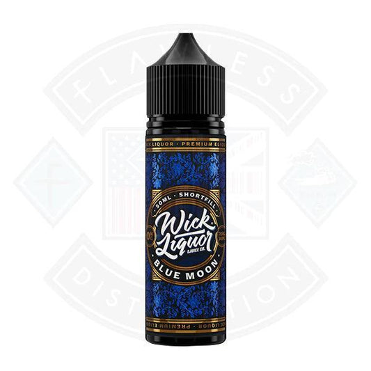 Wick Liquor Blue Moon 50ml 0mg Shortfill E-liquid - Flawless Vape Shop