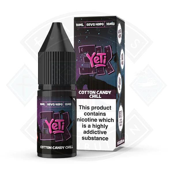 Yeti 3k Bar Salt Cotton Candy Chill 10ml E Liquid - 10mg - Flawless Vape Shop