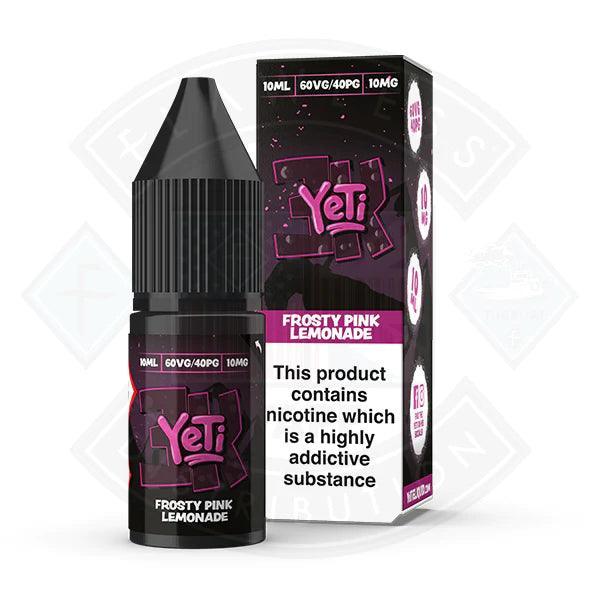 Yeti 3k Bar Salt Frosty Pink Lemonade 10ml E Liquid - 10mg - Flawless Vape Shop