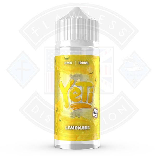 Yeti Defrosted - Lemonade No Ice 100ml 0mg Shortfill E-Liquid - Flawless Vape Shop