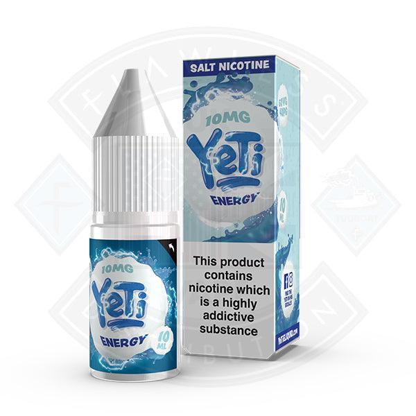Yeti Salt - Energy 10ml E Liquid - 10mg - Flawless Vape Shop