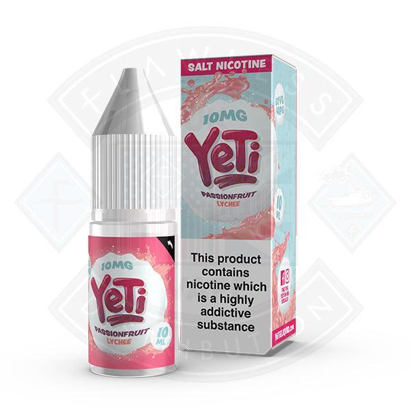 Yeti Salt - Passionfruit Lychee 10ml E Liquid - 5mg - Flawless Vape Shop