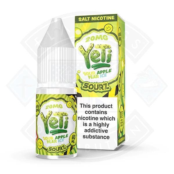 Yeti Sourz Apple Pear Ice 10ml E-Liquid - 10mg - Flawless Vape Shop