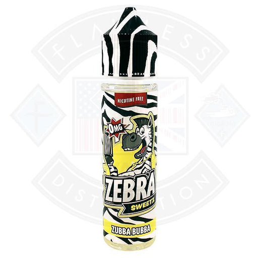 Zebra Sweetz - Zubba Bubba 0mg 50ml Shortfill - Flawless Vape Shop
